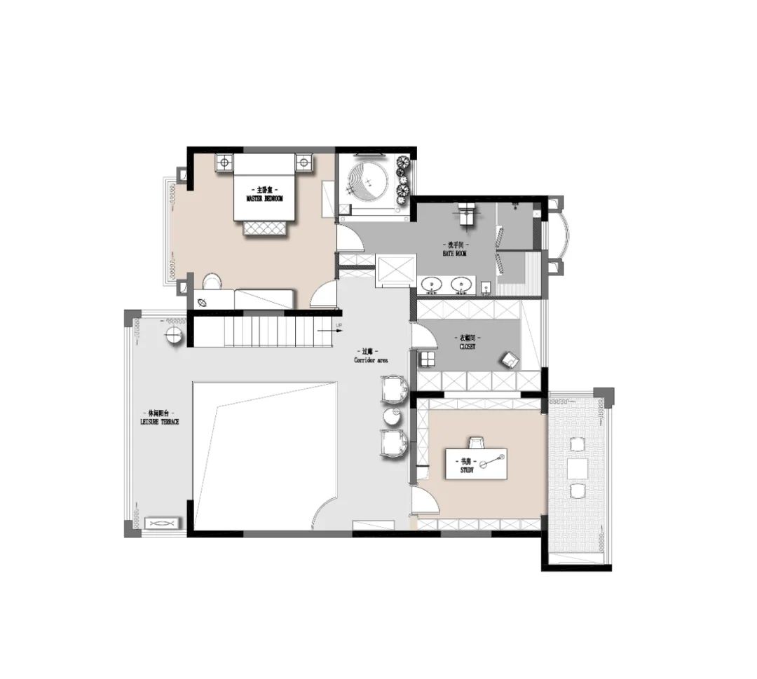 烟台 310㎡美式大宅,朱磊打造“治愈系”家居空间-45