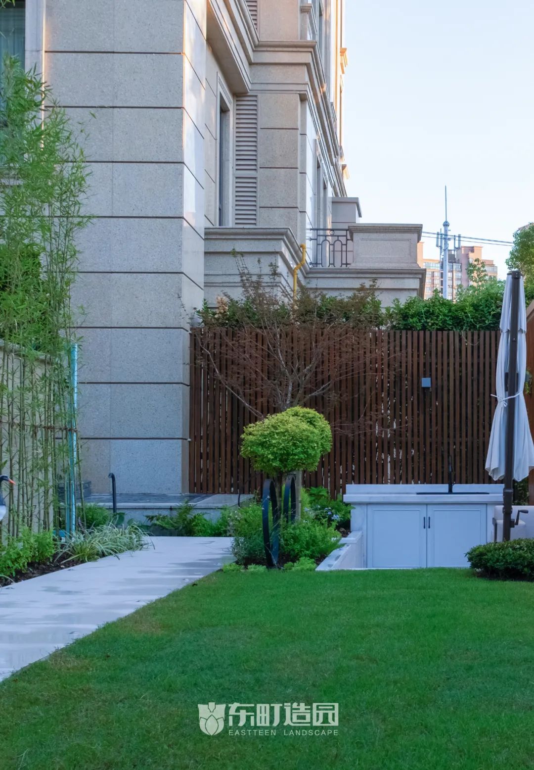 上海 70㎡中式庭院 | 枯山水涟漪映罗汉松-26