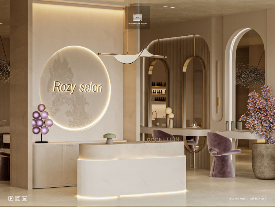 Beauty Clinc Reception(美容诊所接待处)丨沙特阿拉伯利雅得丨A2Z Architects-13