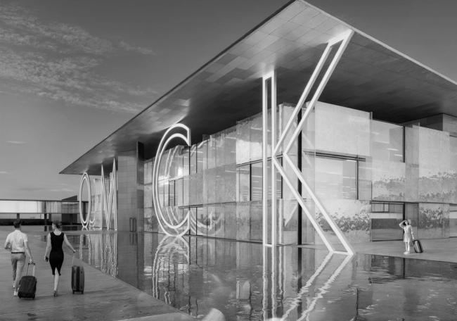 ОмскФёдоровка机场“冰雪像素化”项目丨俄罗斯丨Nefa architects-20