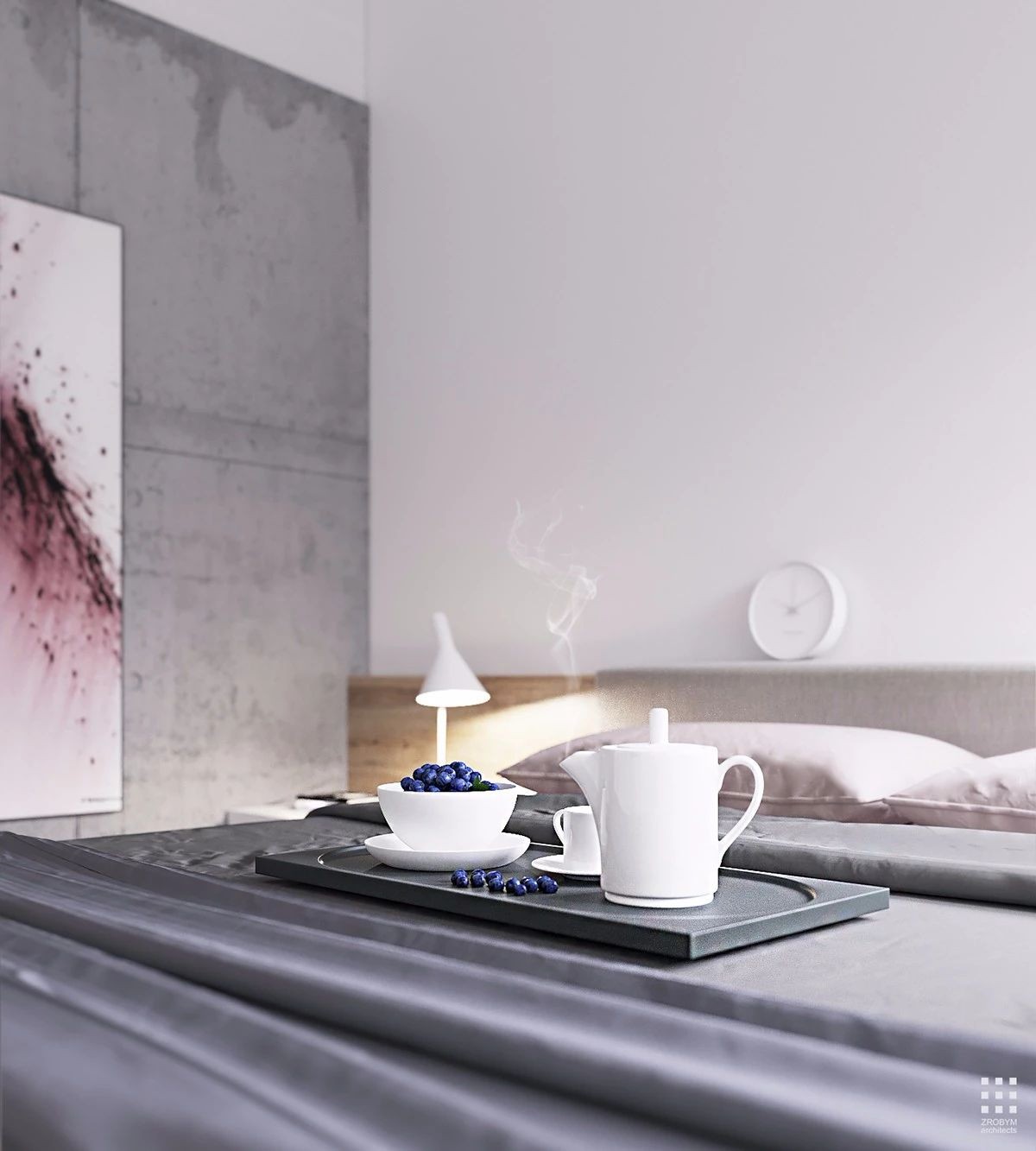 203m²丨水泥灰+木色-17