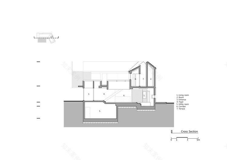 韩国乡村白色百叶窗展馆屋-19