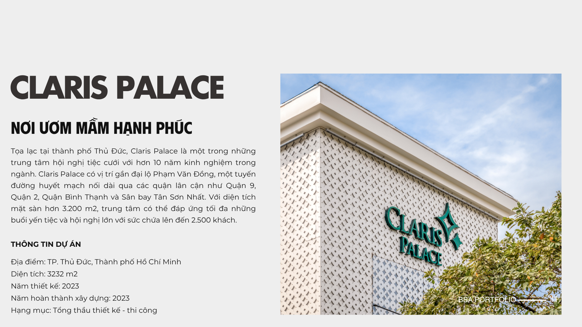 BSA HOSPITALITY PORTFOLIO 2025-31