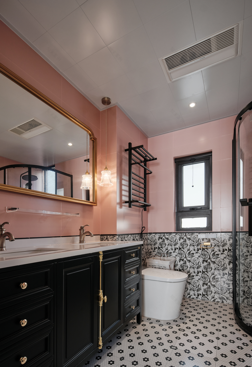 现代奶油风三口之家改造-51