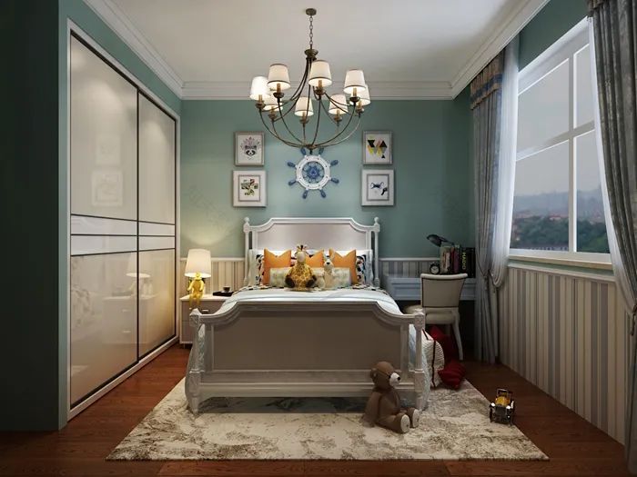 三代同堂的 200㎡美式生活空间-74