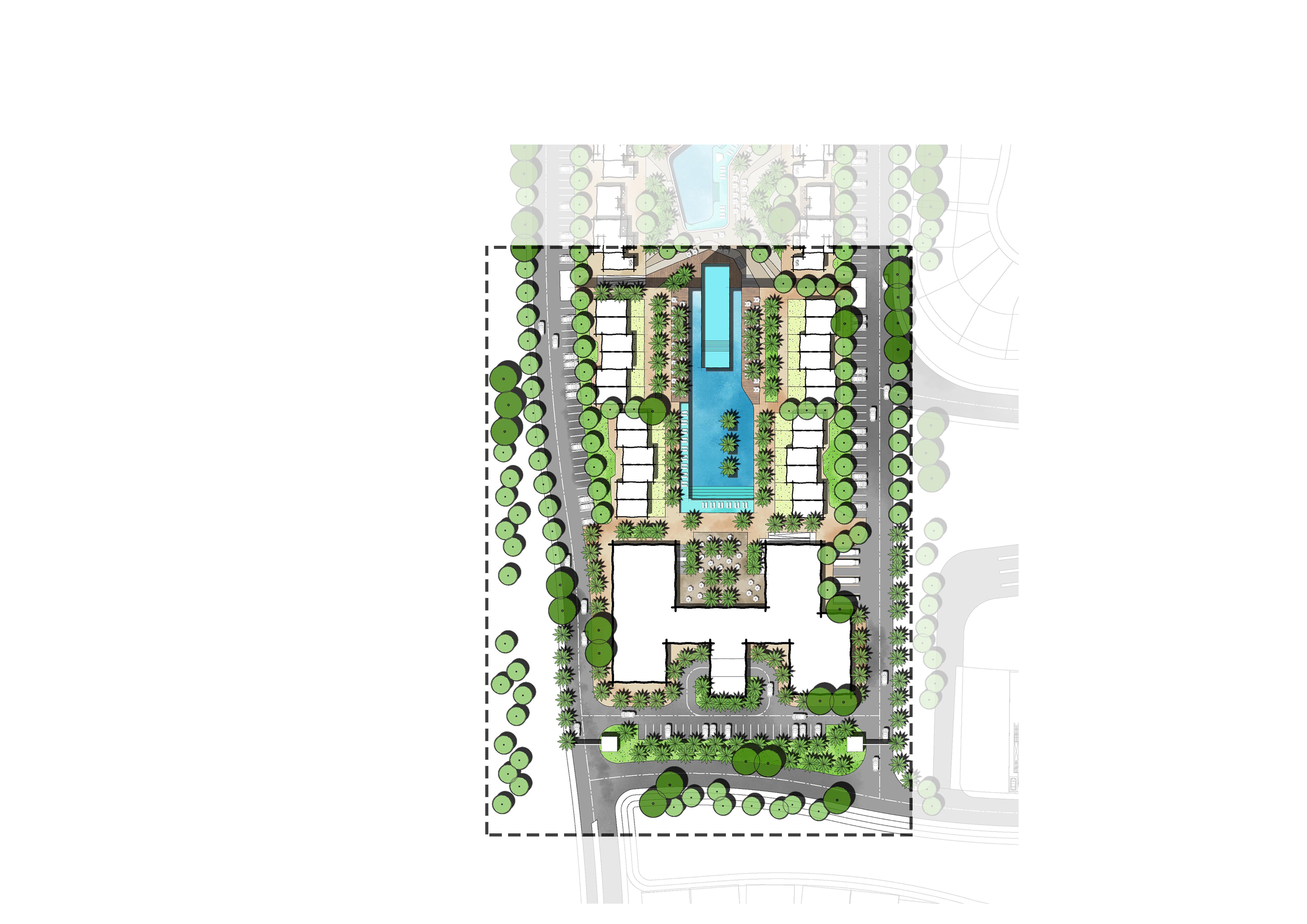 Luxurious Hotel masterplan and landscape design-5