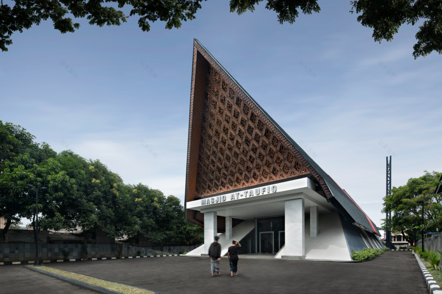 AtTaufik Mosque · 现代印尼清真寺设计典范丨JOSO-12