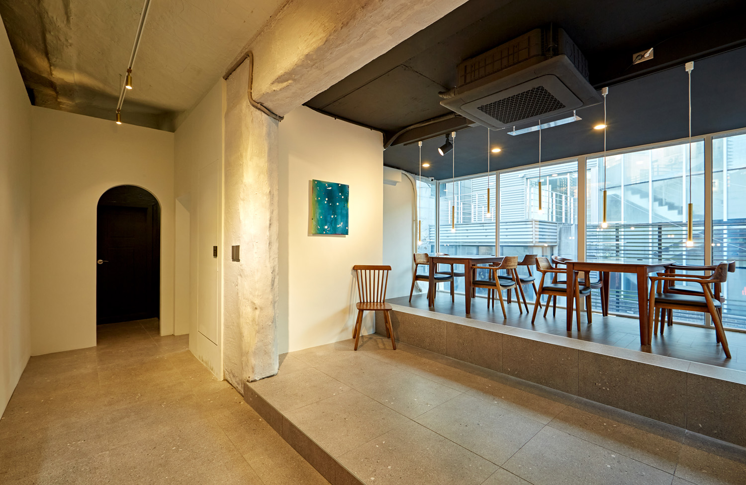 韩国设计师打造的清新韩式餐厅-12