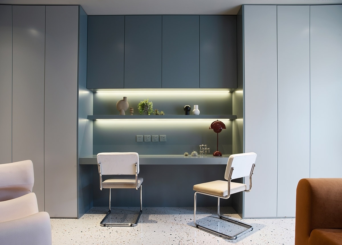 刘畅设计·灰绿色调的家-41