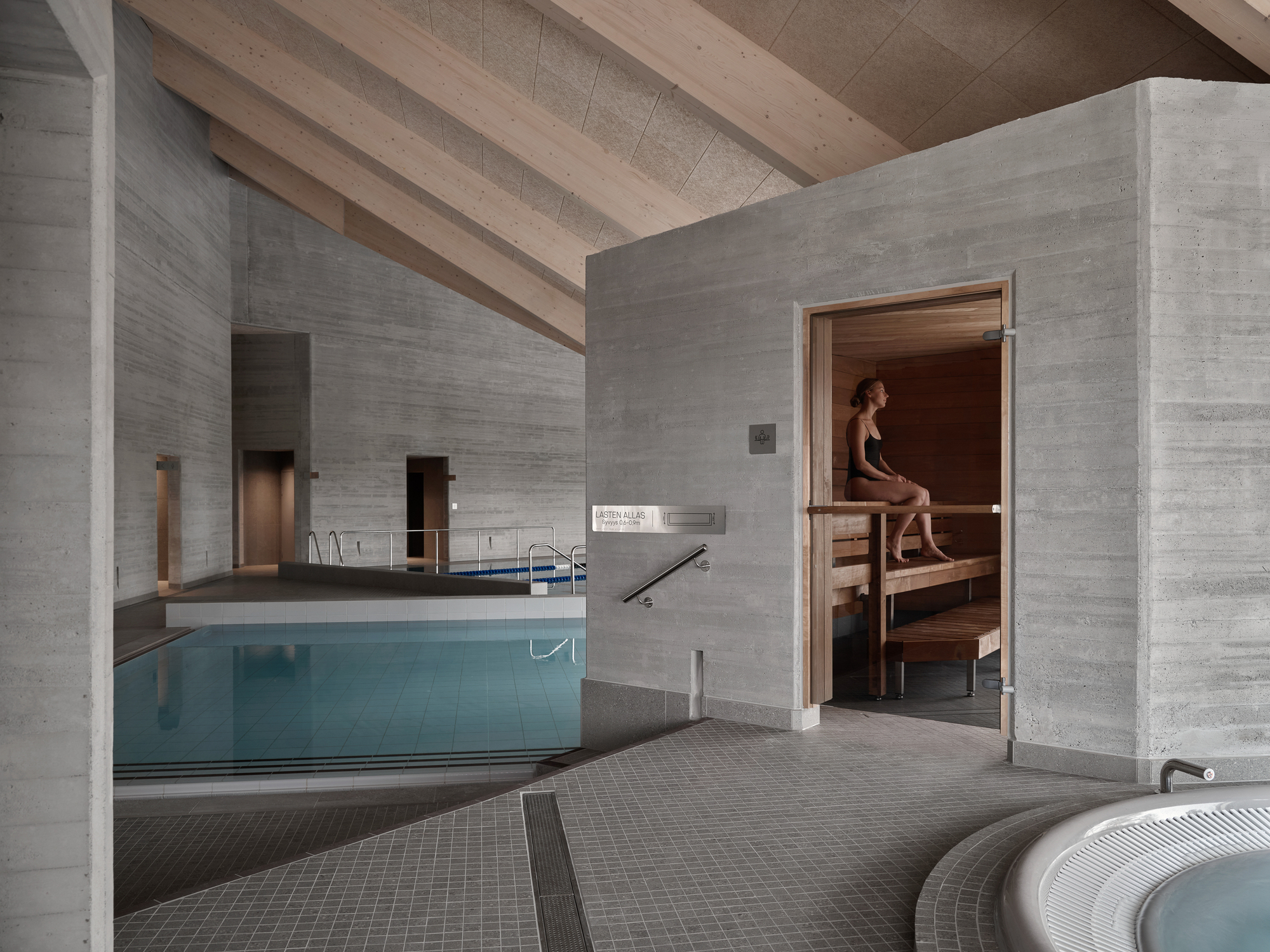 游泳馆丨芬兰丨Studio Puisto Architects-9