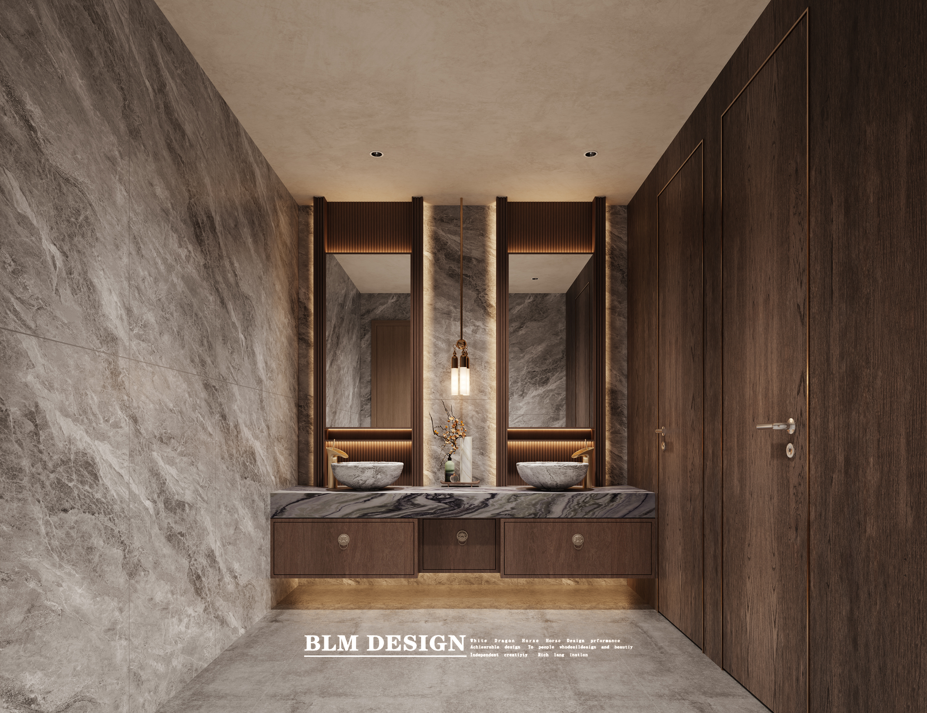 会所设计丨白龙马效果图-12