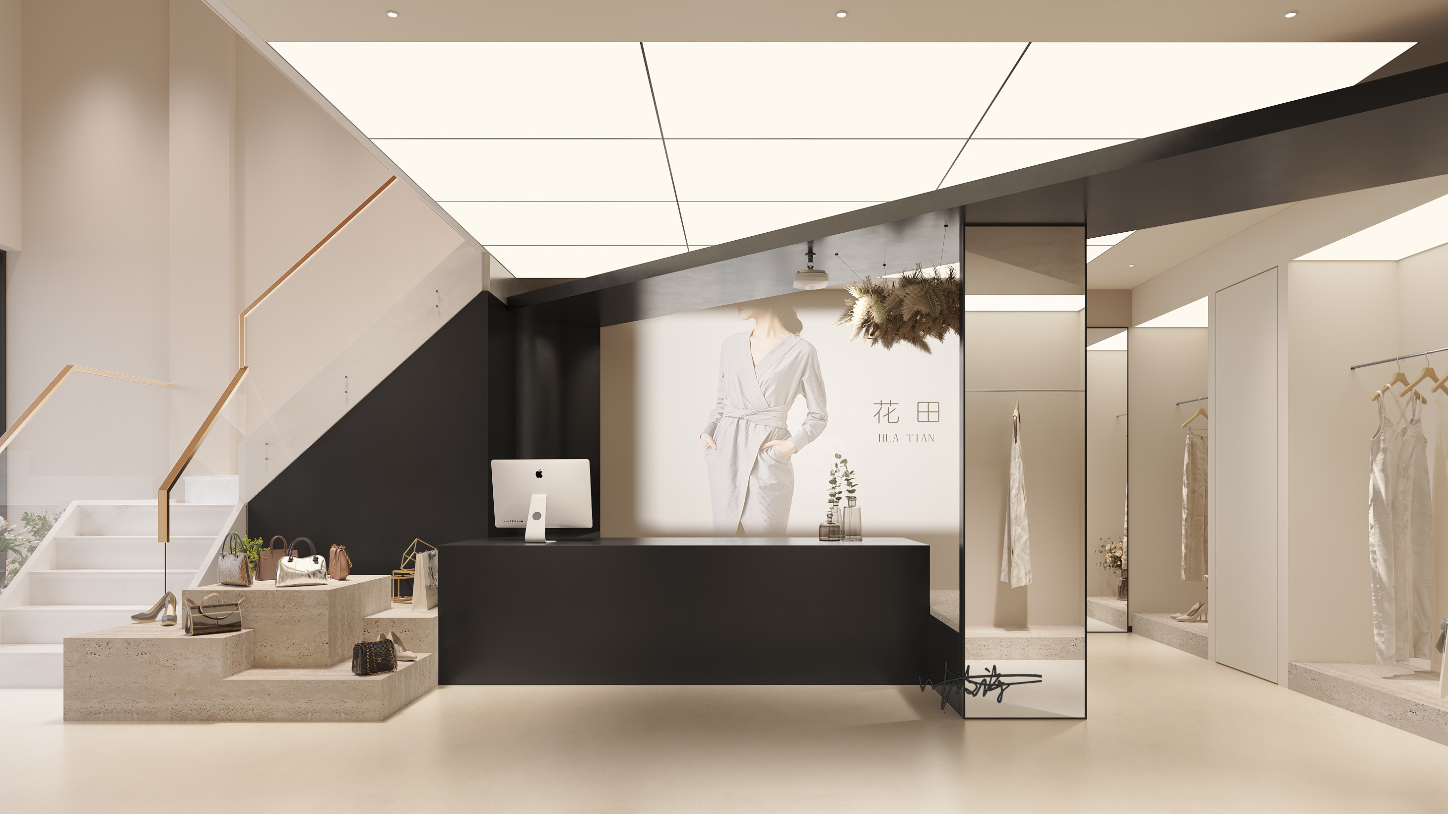 商业空间|有设计感，不小众的服装店-1