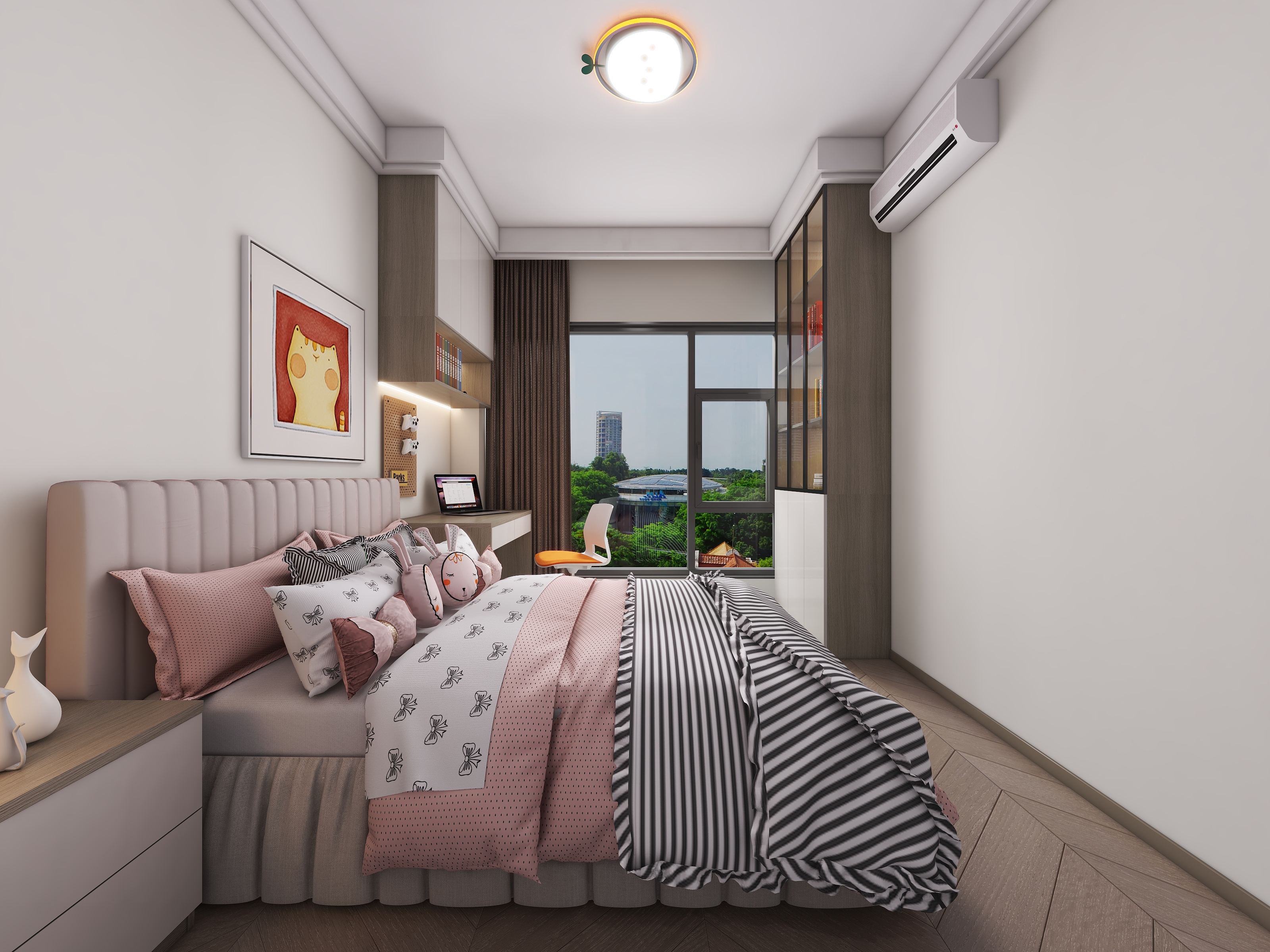 四川成都香瑞楠府（95平方现代简约三居室）-47