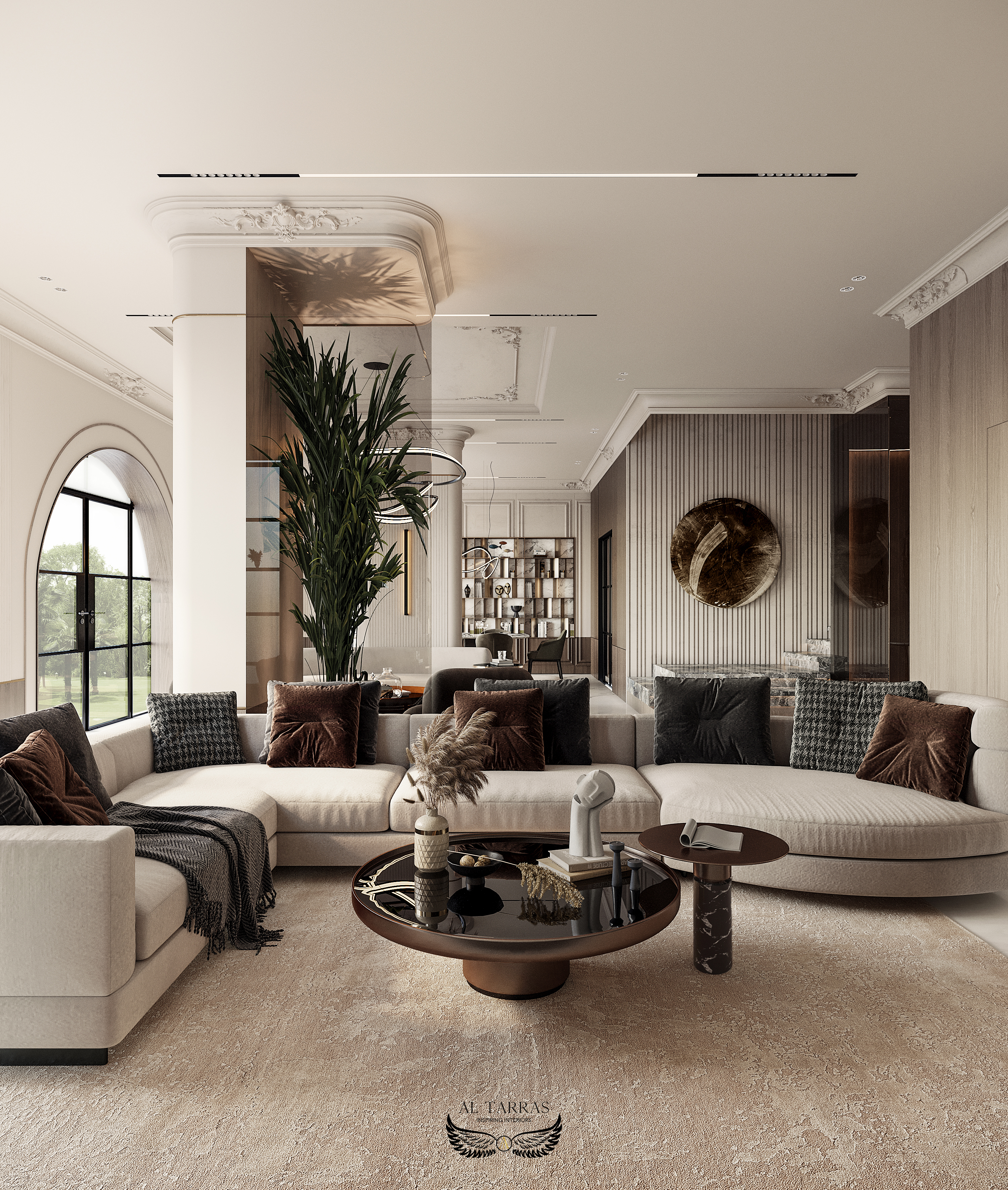 地下室客厅丨埃及开罗丨?????? design house-3