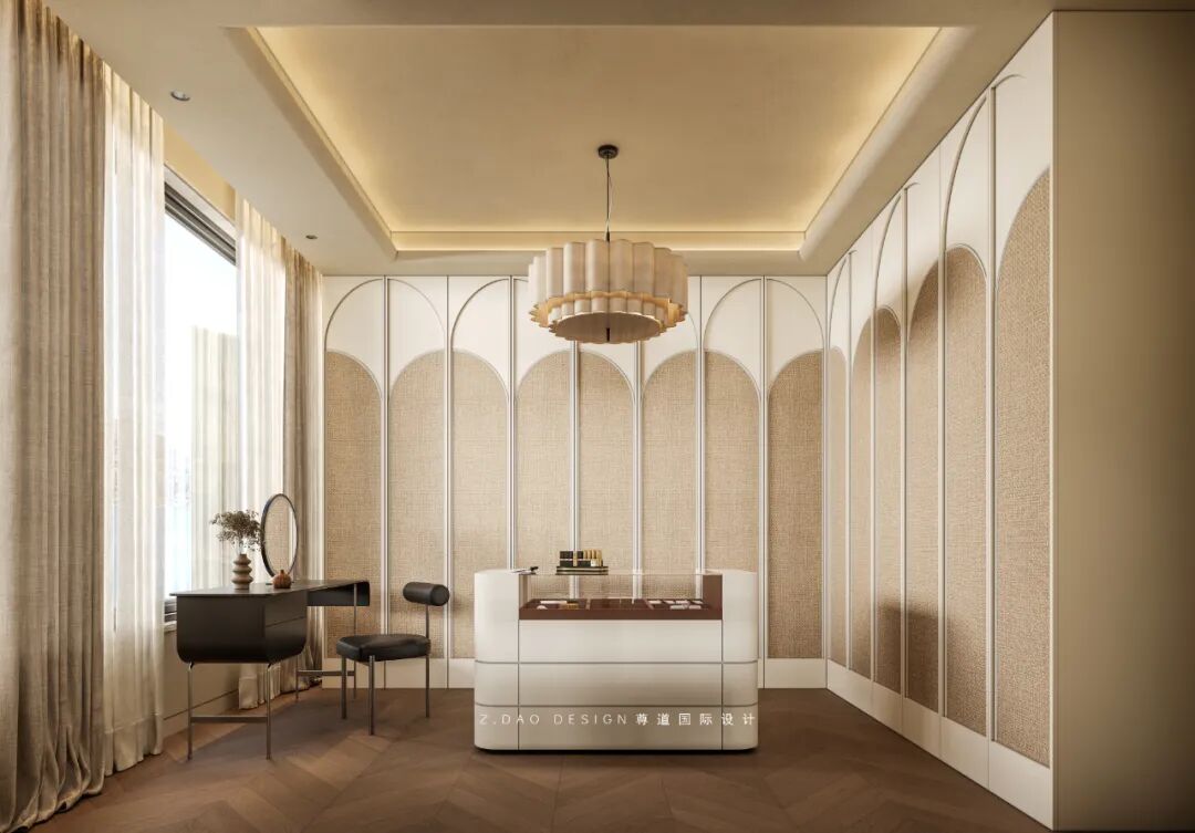 尊道新作|合肥『文一·塘溪津门』1000㎡折衷主义别墅，专治豪宅审美疲劳。-285