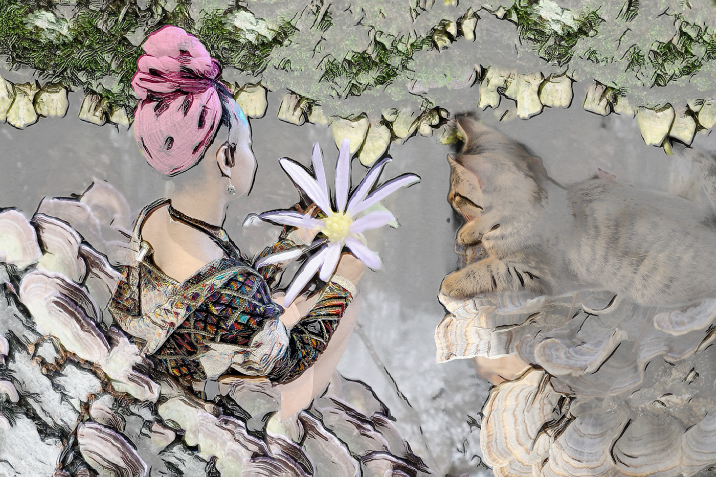 Alice and Cheshire Cat Sketch-0