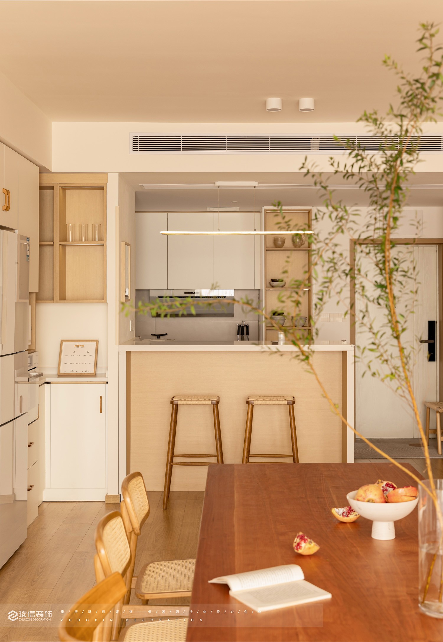 100 平旧房改造日式温馨家丨琢信装饰-6