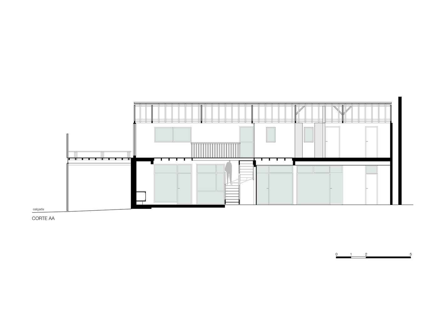 巴西 Vila Madalena 小屋绿色翻新-20