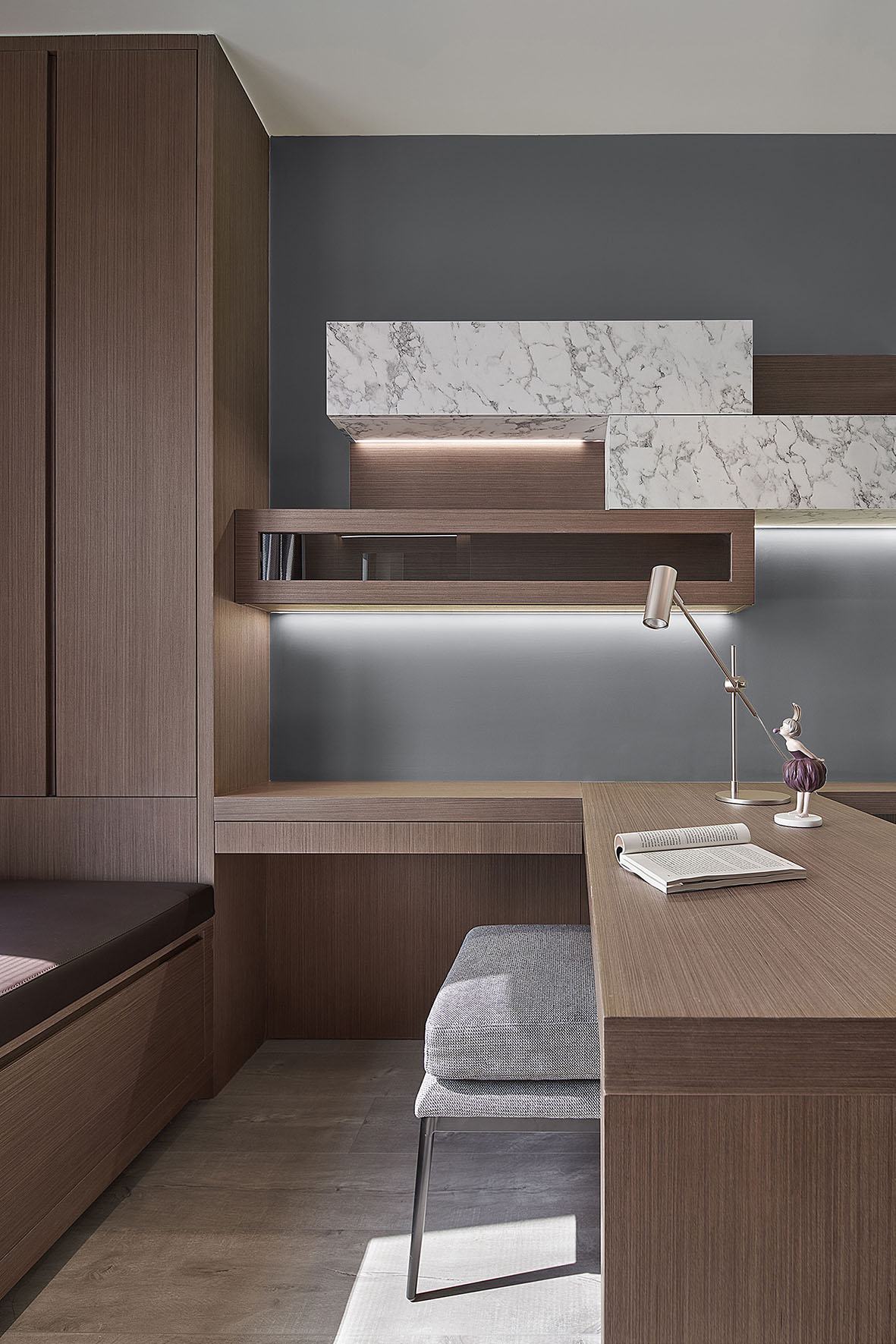 优雅轻奢的 101㎡平层设计丨中国福州丨福州上行维度设计有限公司-48