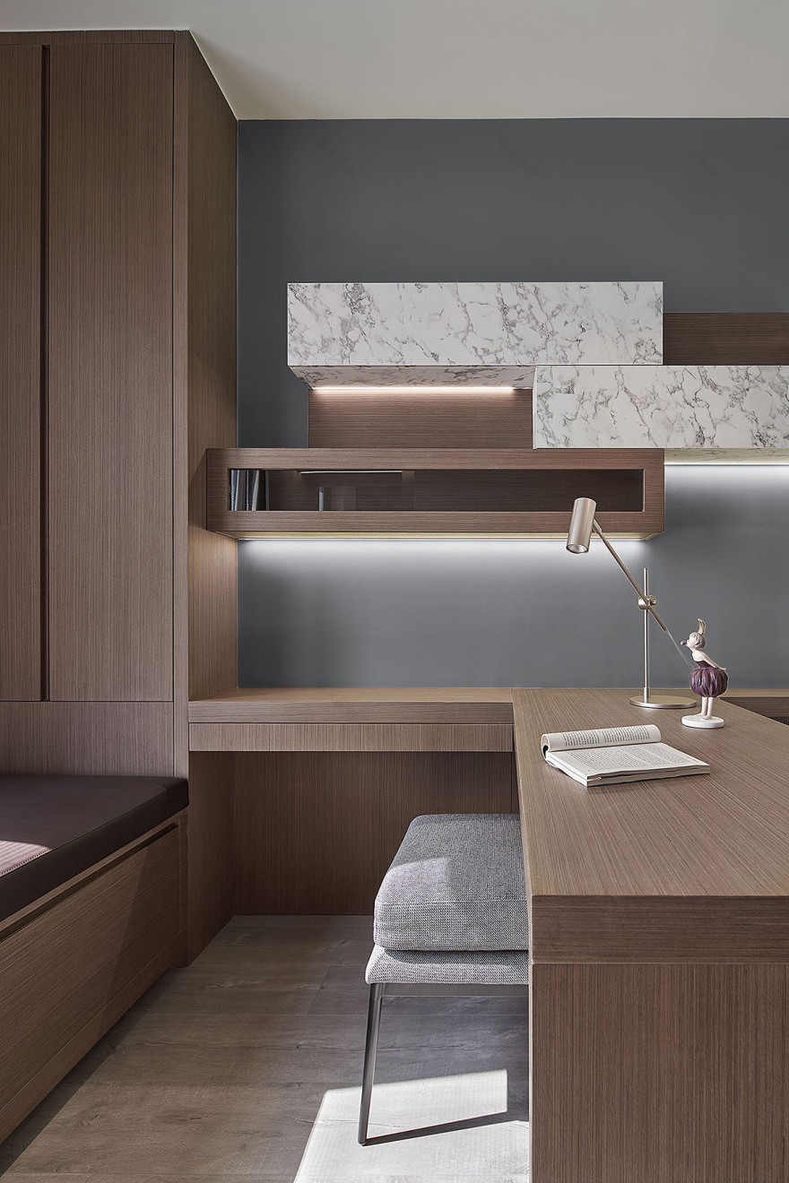 优雅轻奢的 101㎡平层设计丨中国福州丨福州上行维度设计有限公司-48