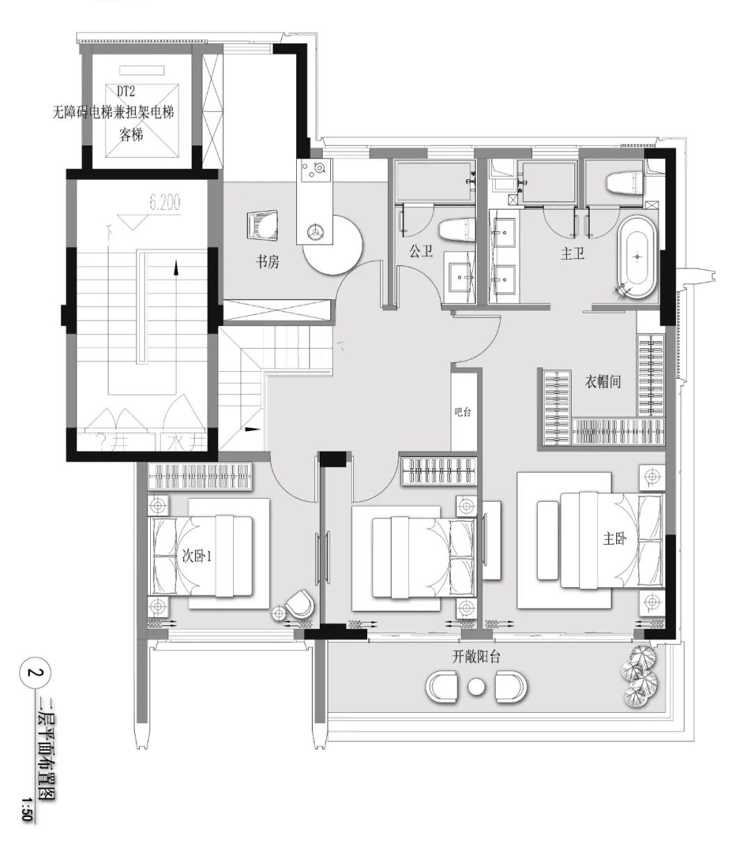 南通绿城通州湖镜和庐丨中国通州丨其然设计-49