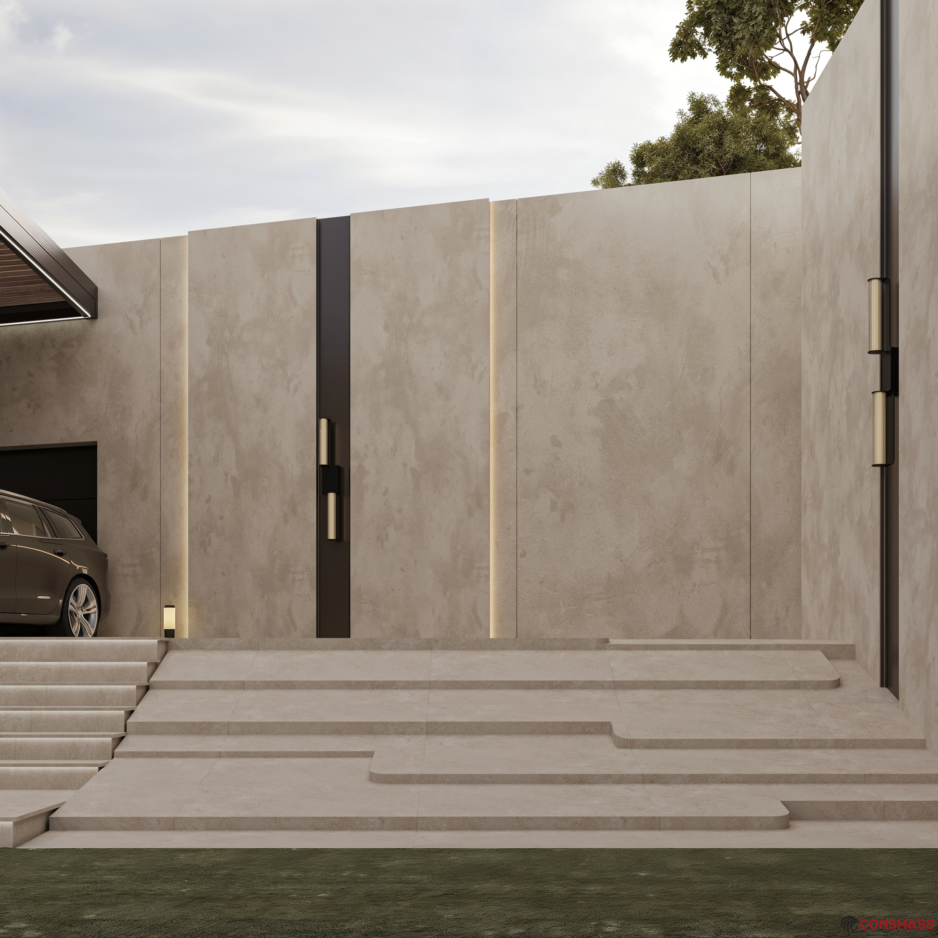 景观设计及别墅立面设计丨埃及-24