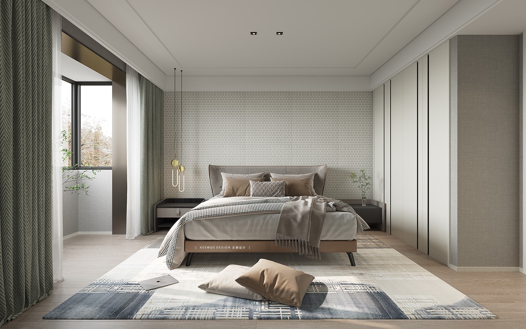 现代简约别墅设计丨企屋设计-14