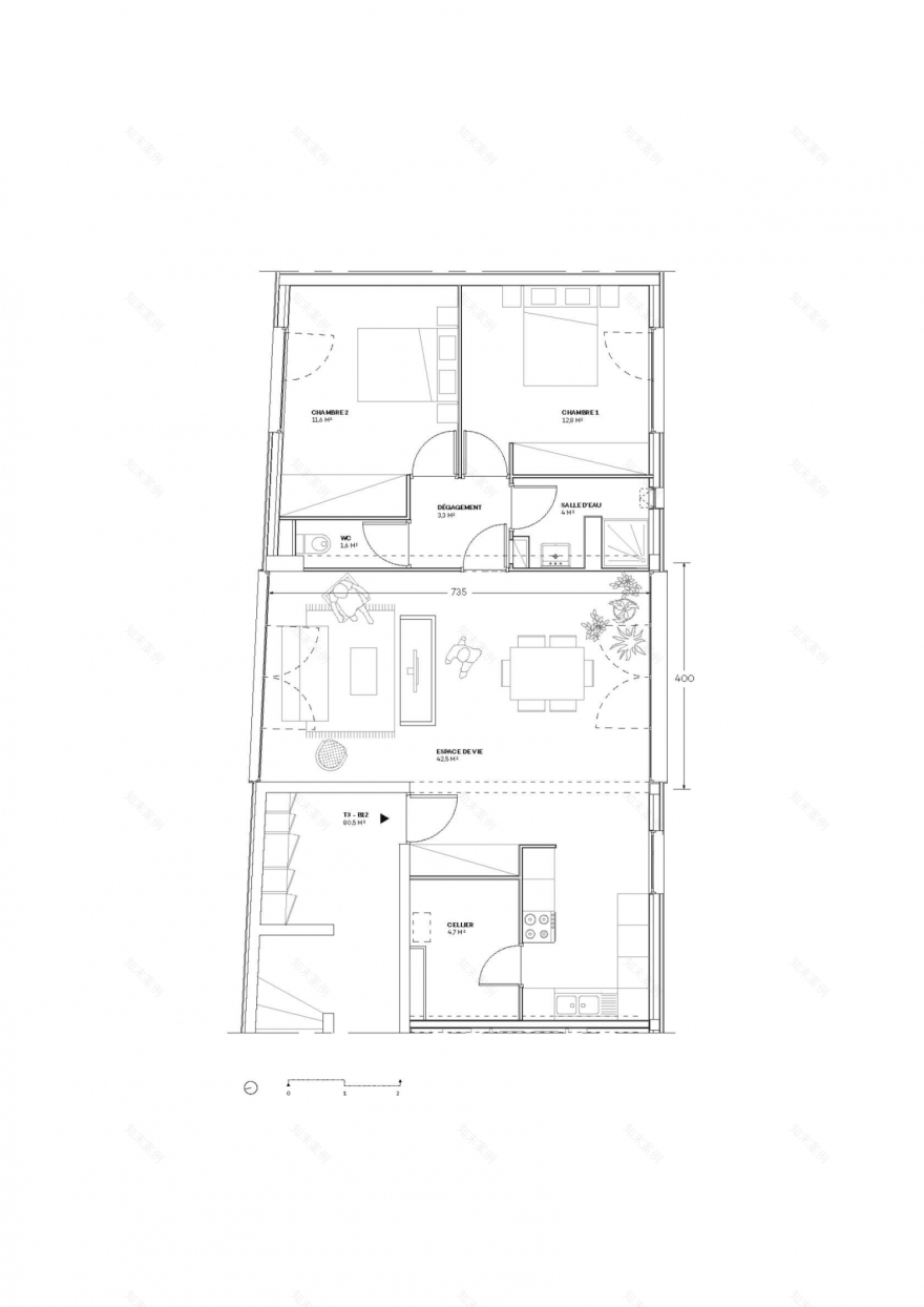 法国 Tirepois 公寓楼丨Fabre,deMarien-43