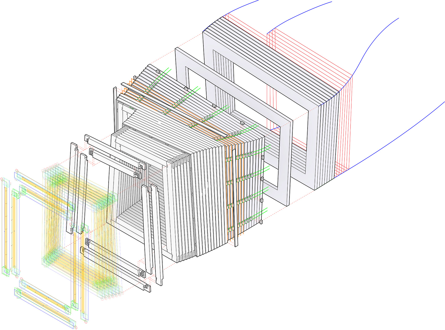 德国国际建筑展上的木质原型住宅 / 斯图加特大学ICD-6