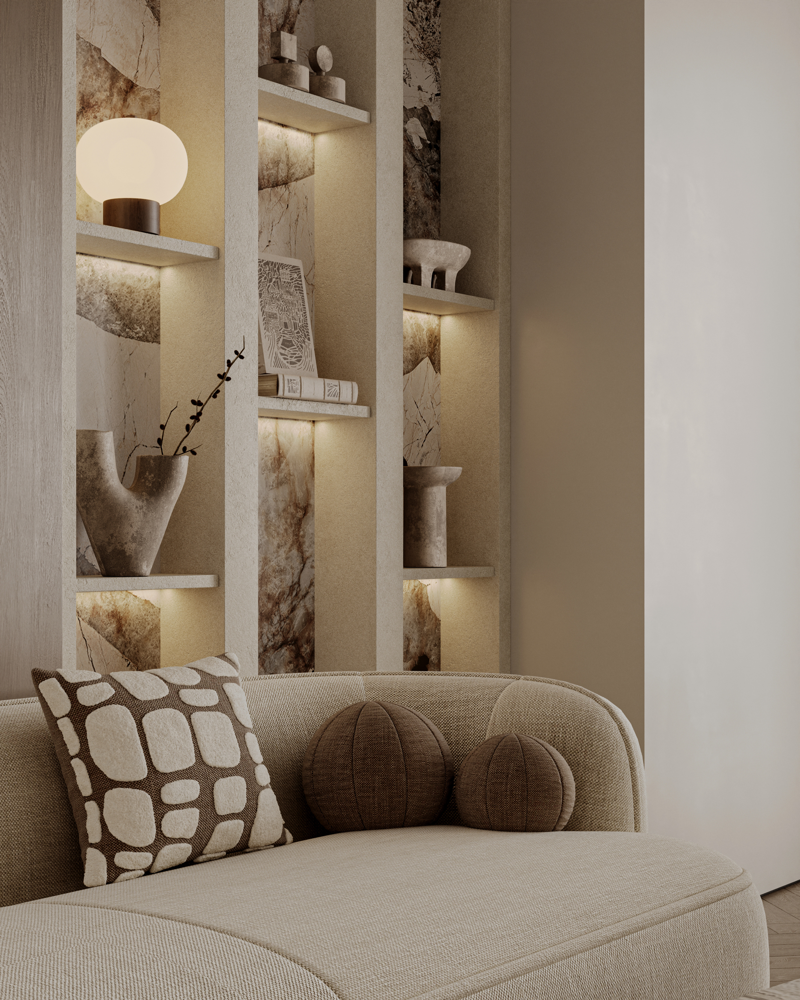 LATTE项目 客厅,餐厅及厨房丨Sher.Architects-16