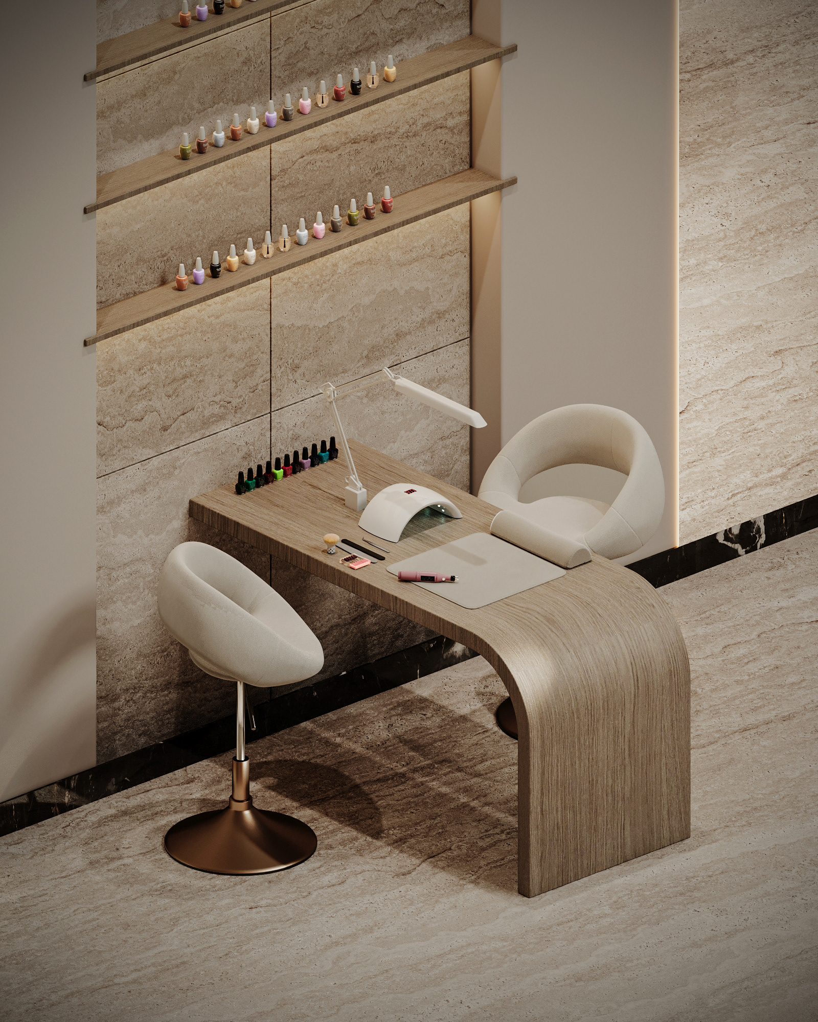 现代有机美容院丨沙特阿拉伯塔布克丨RAWABI DESIGN-2