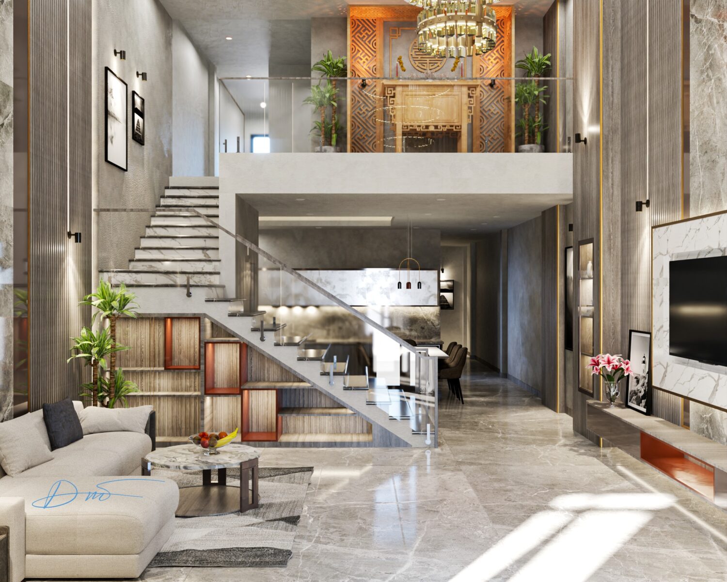 SketchUp房屋室内模型丨Hoang Viet Duc-1