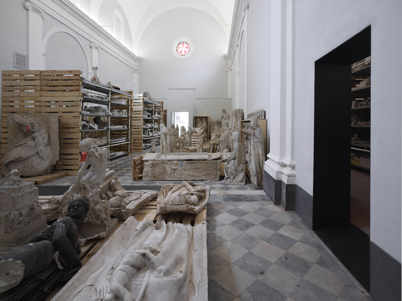 San Pellegrino Church Restoration and Outfitting of Plaster Deposits  MICROSCAPE architecture urban design AA-61