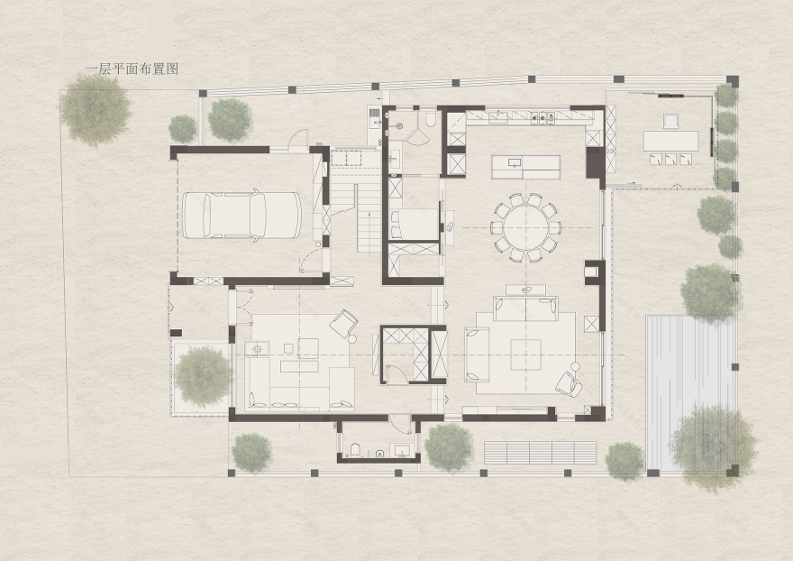 自然静谧的气质大宅,中国东莞400㎡别墅豪宅设计丨JUST爵士设计-38