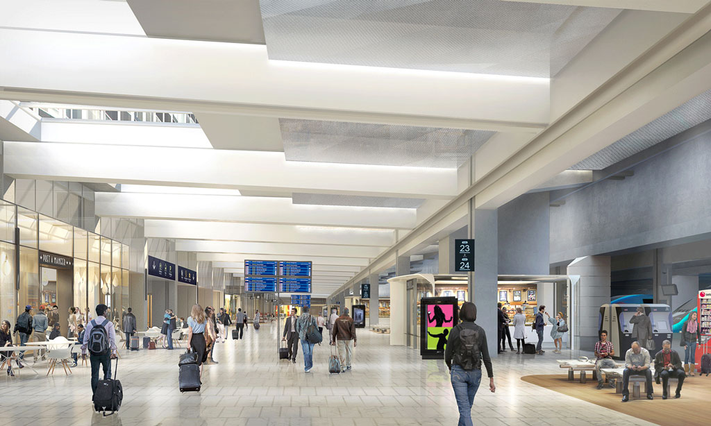 巴黎蒙帕纳斯火车站购物中心改造-13