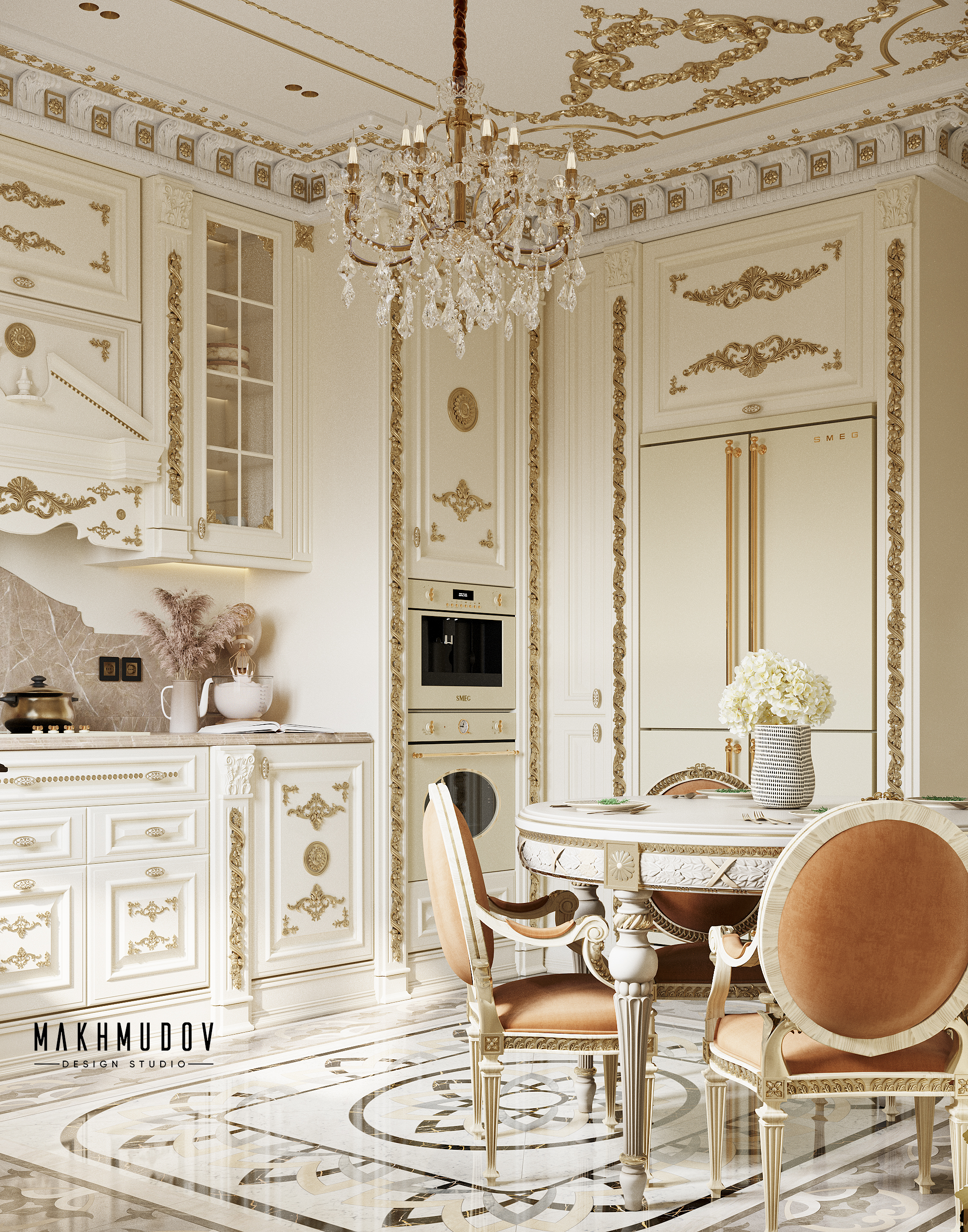 "Moscow" Classic kitchen-2