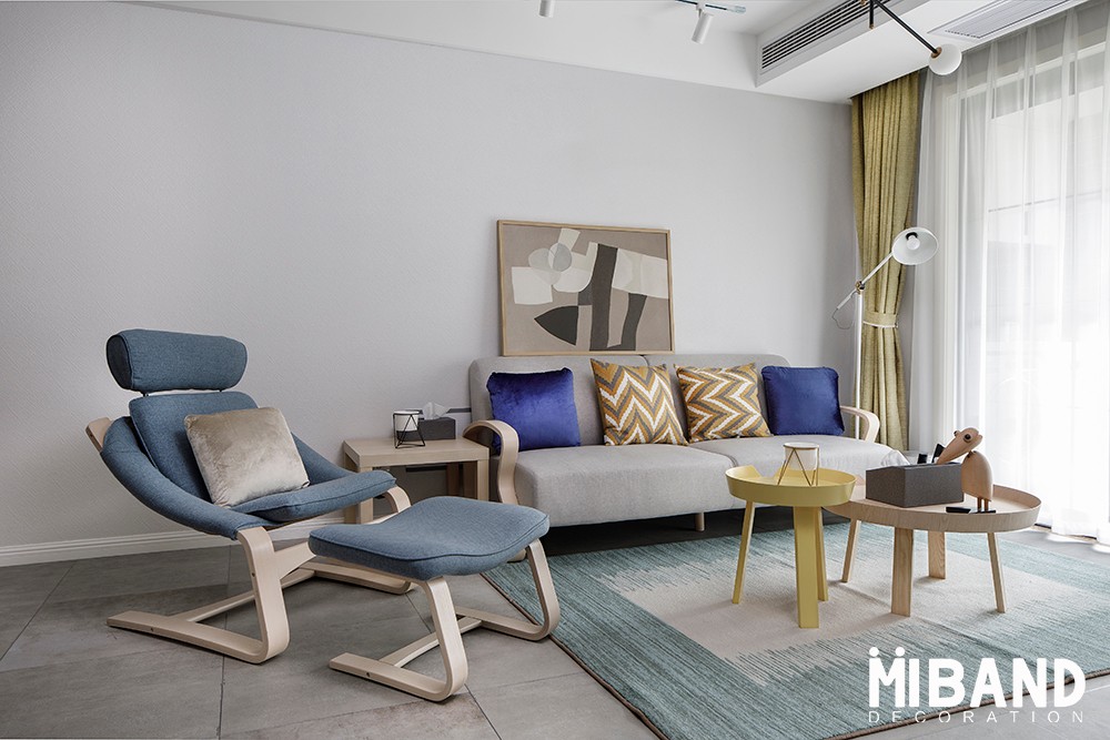 外滩一号：素·颜——88㎡北欧休闲风住宅  常州米邦装饰-8