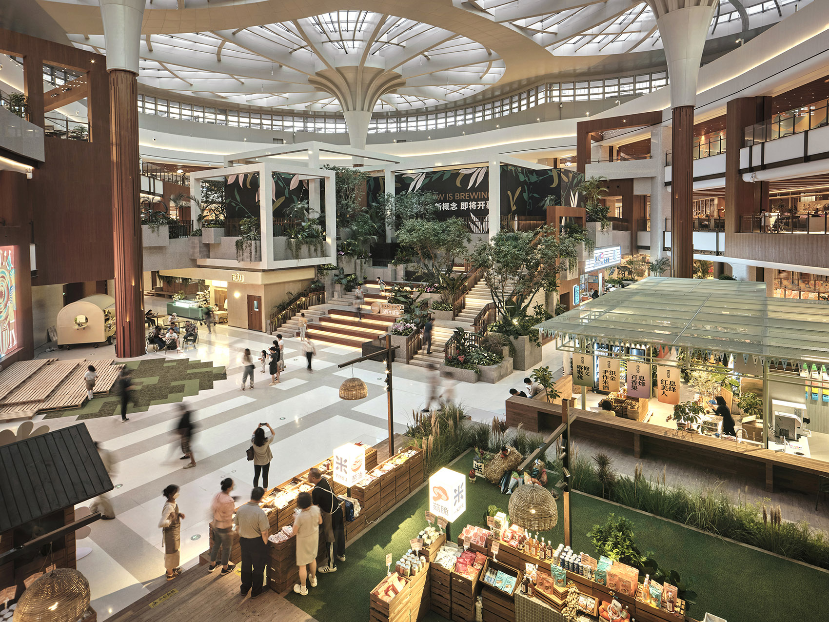 瑞虹新城太阳宫 FOODIE SOCIAL 2·0 南里食集丨中国上海丨nota 建筑设计工作室-3