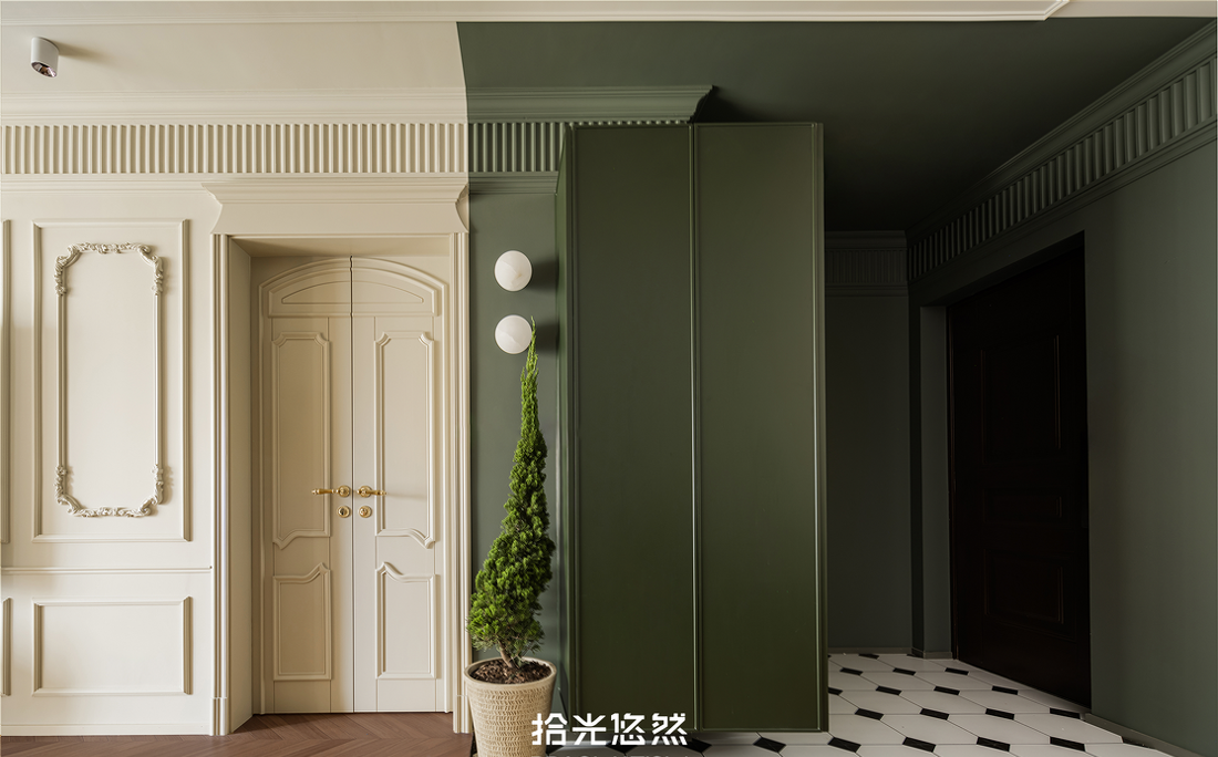 复古轻法式风格房屋设计-2