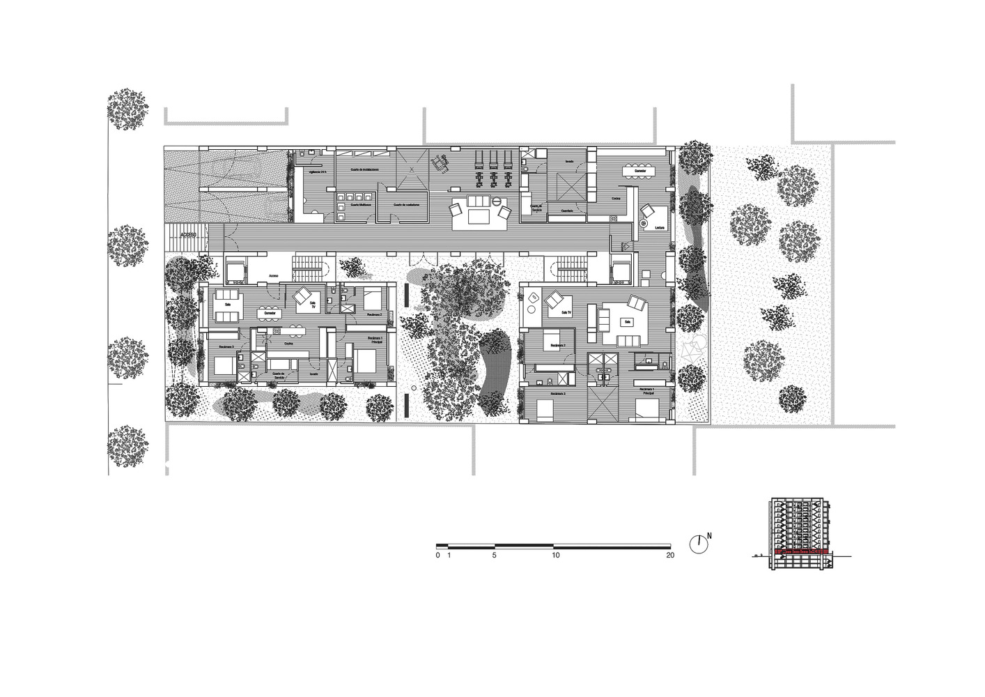 墨西哥城 BP 塔 · 开放,绿色,共享的生活空间-16