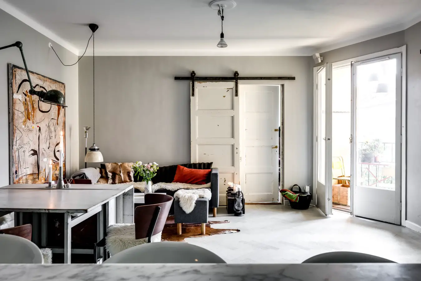 瑞典独特公寓 | 经典格局，别样设计-4