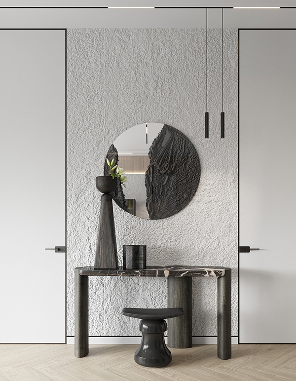 黑白+原木，高级质感别墅 | Katerina Pikhtina-7