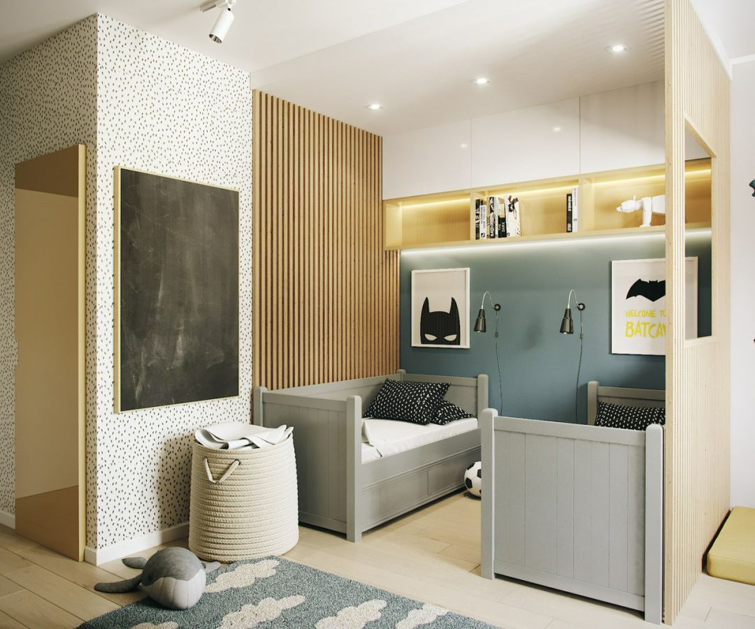 双人间与单人间儿童房设计解析-10