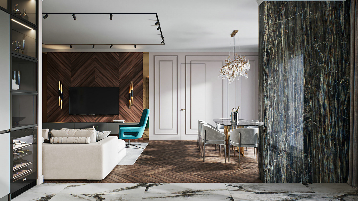 被简欧风席卷的生活空间，演绎质感美学-3