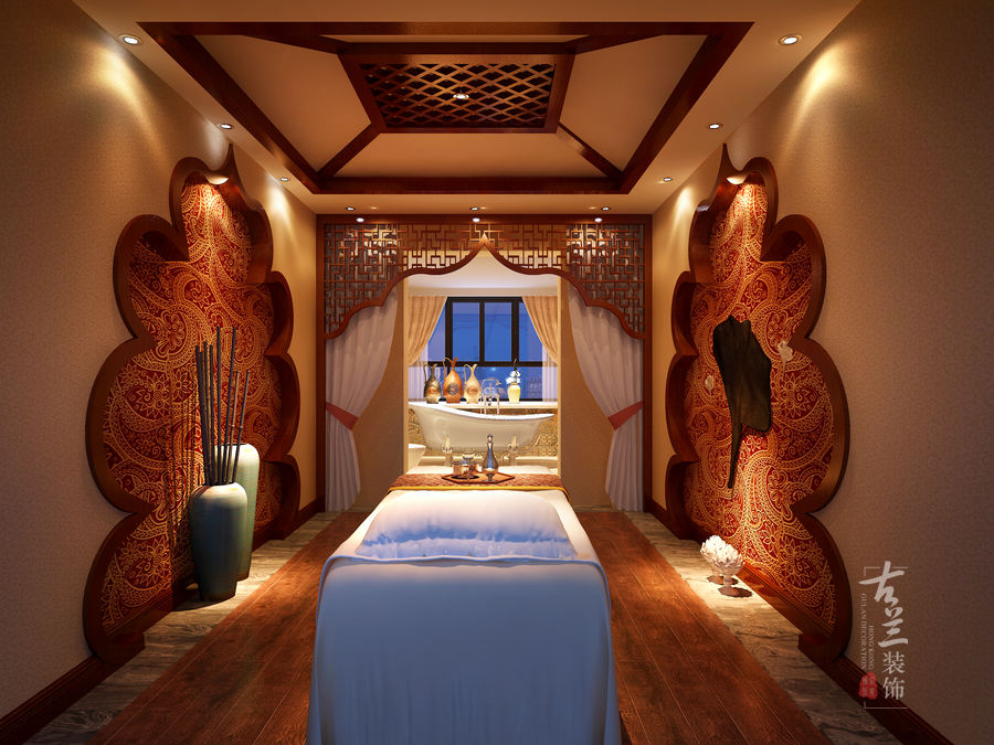 东方女人美容院 成都美容院装修成都美容院设计-7