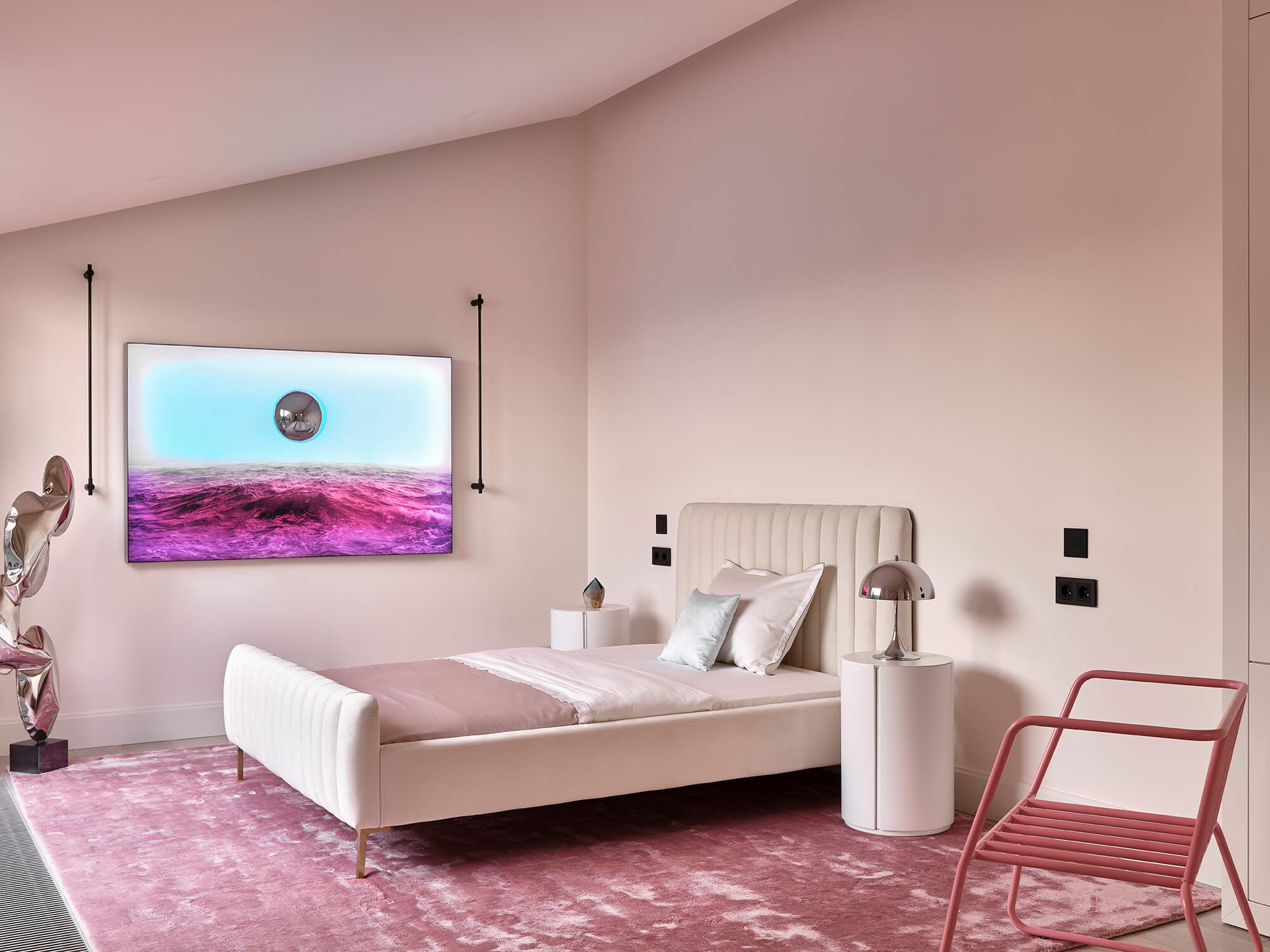 莫斯科色彩鲜艳的现代公寓丨俄罗斯莫斯科丨Well Done Interiors-84