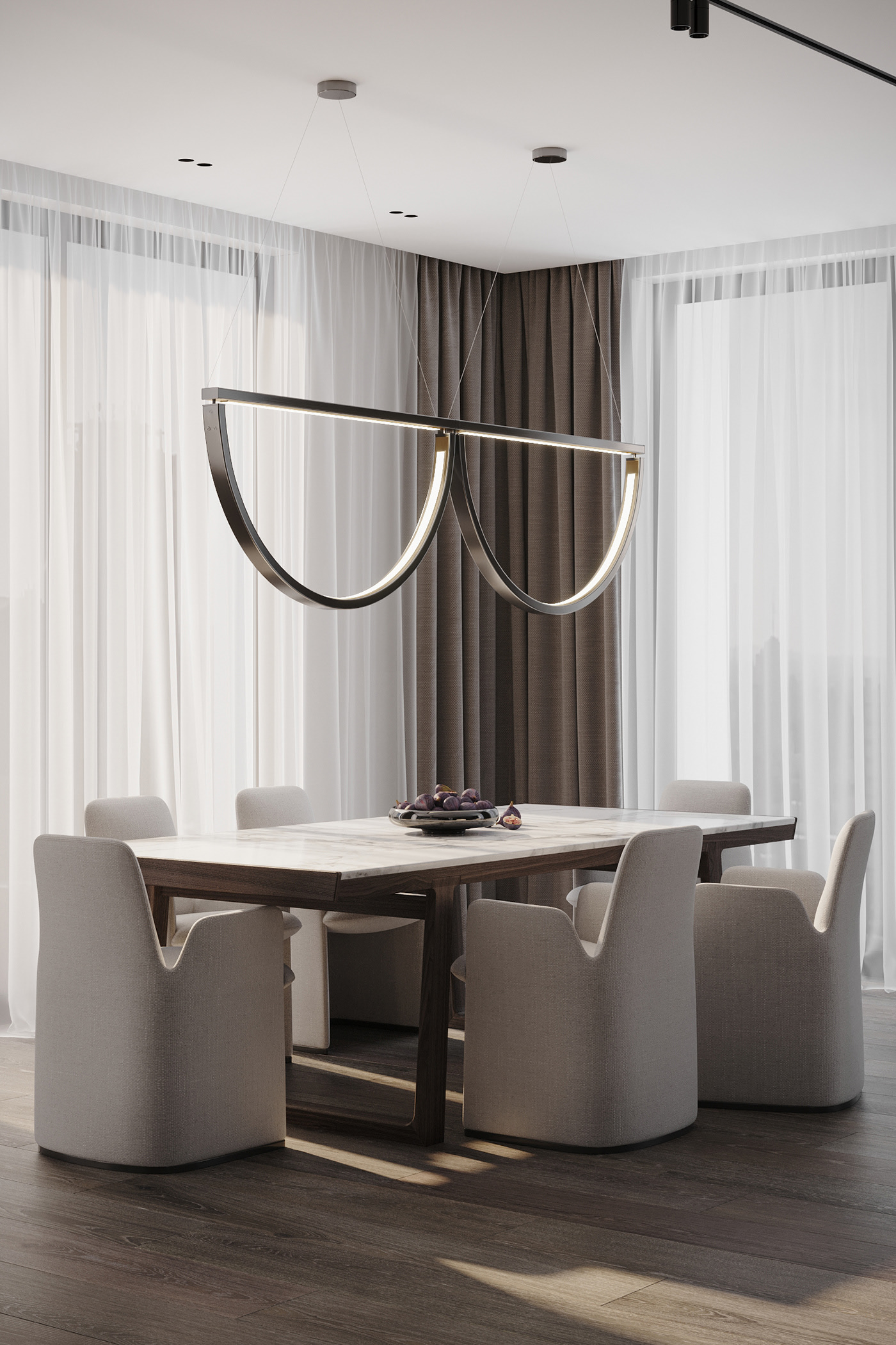 质感黑白灰空间设计  细节超多-3