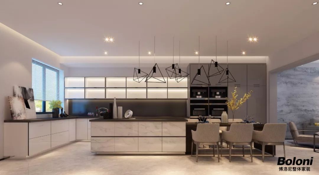 博洛尼打造现代轻奢别墅,诠释理想之家-29