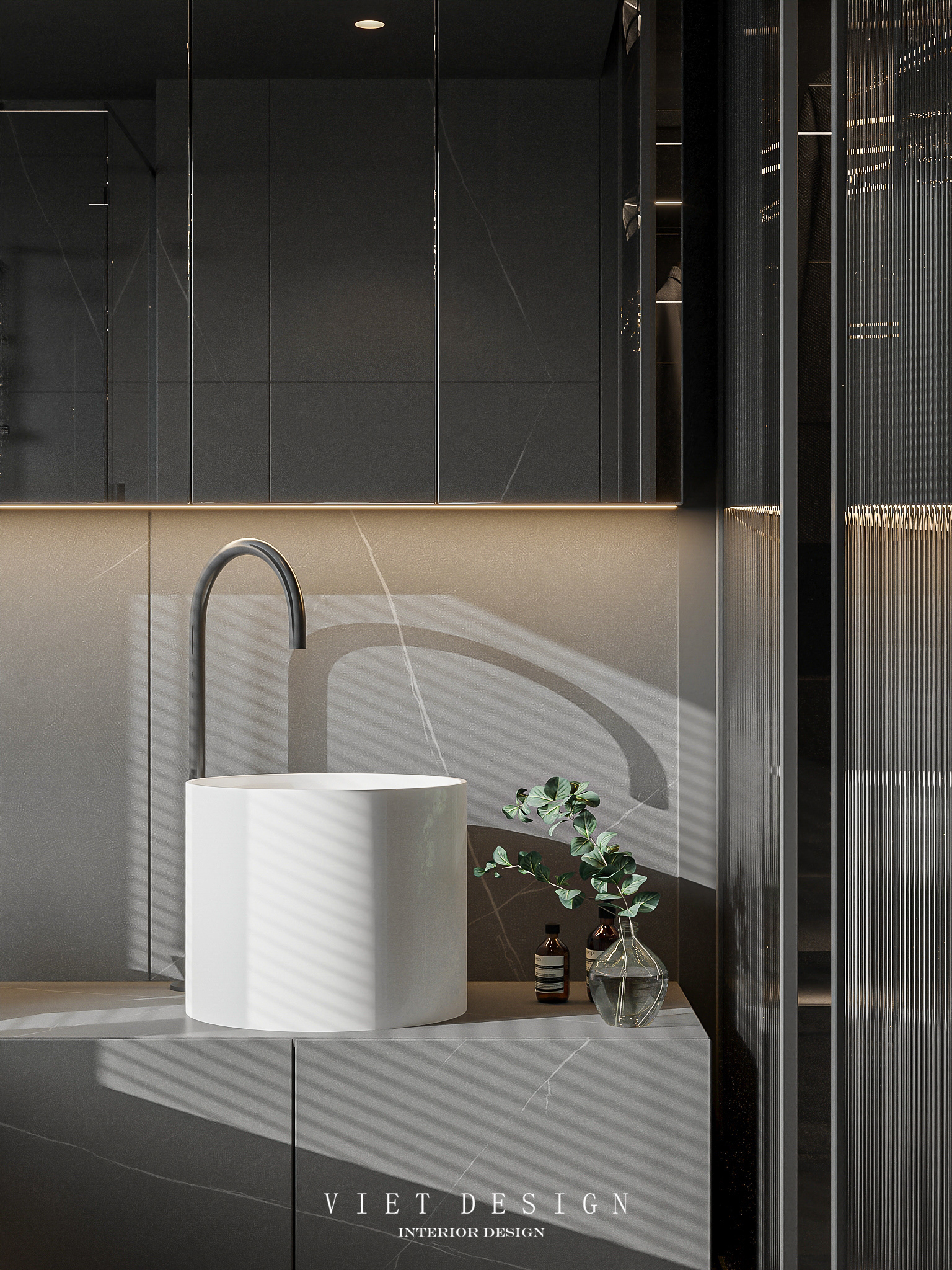 脉纹别墅丨VIET Design-42