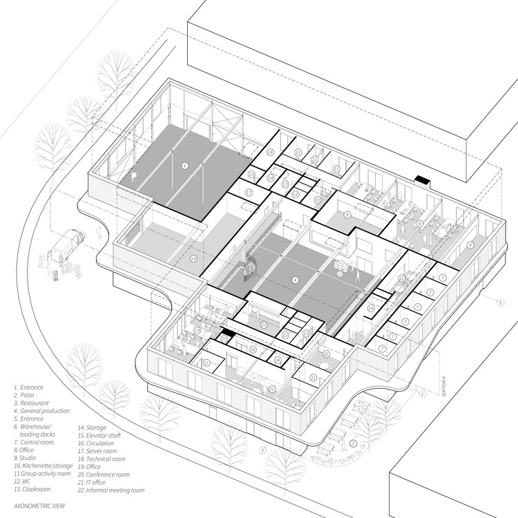 温暖自然的工业风办公室设计丨丹麦丨Johan Sundberg Arkitektur-9